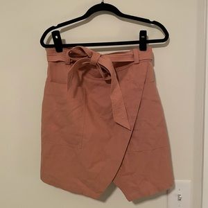 Madewell Blush colored wrap skirt